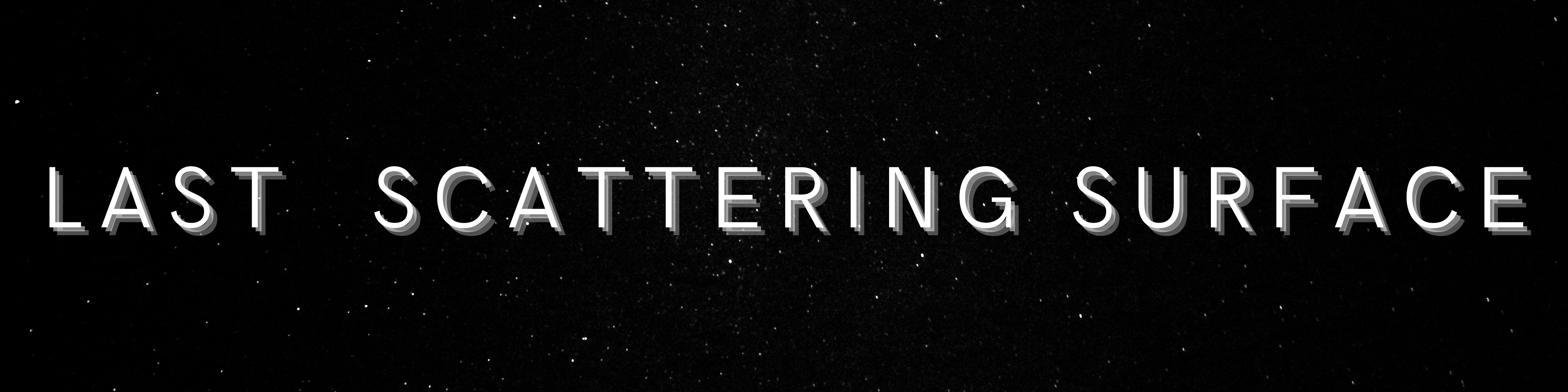 Abstract representation of the Last Scattering Surface — the cosmic microwave background
